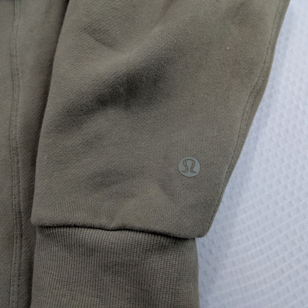Lululemon Steady State Fleece Lined Full Zip Hoodie Men’s Size XXL Brown M3EX3S - Picture 4 of 10